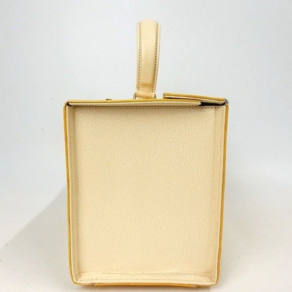 Fendi business type bag very rare suitcase yellow - Picture 5 of 7